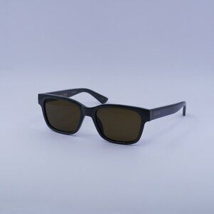 Gucci GG1716S 004 Sunglasses Green Square Frame, Brown Lenses